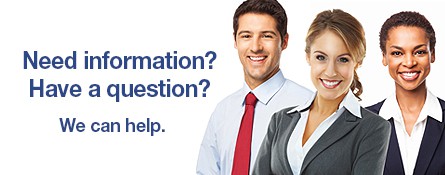 Need information? Have a Question? We can help.