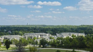 Wide view of entire campus at Covenant Living at Inverness