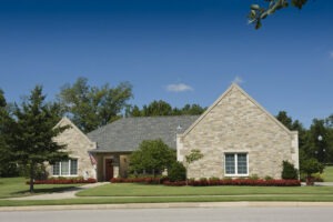 Exterior of cottage-style residence at Inverness